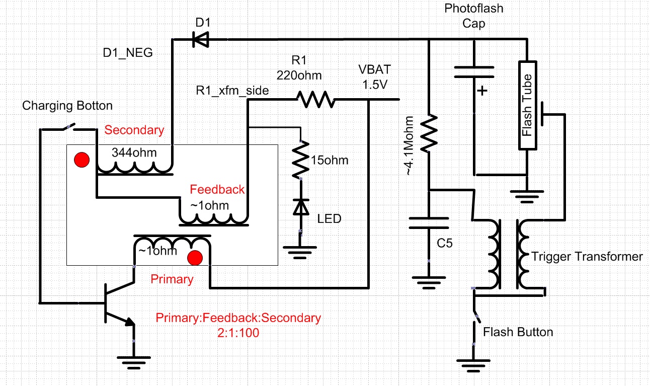 blocking oscillator schematic